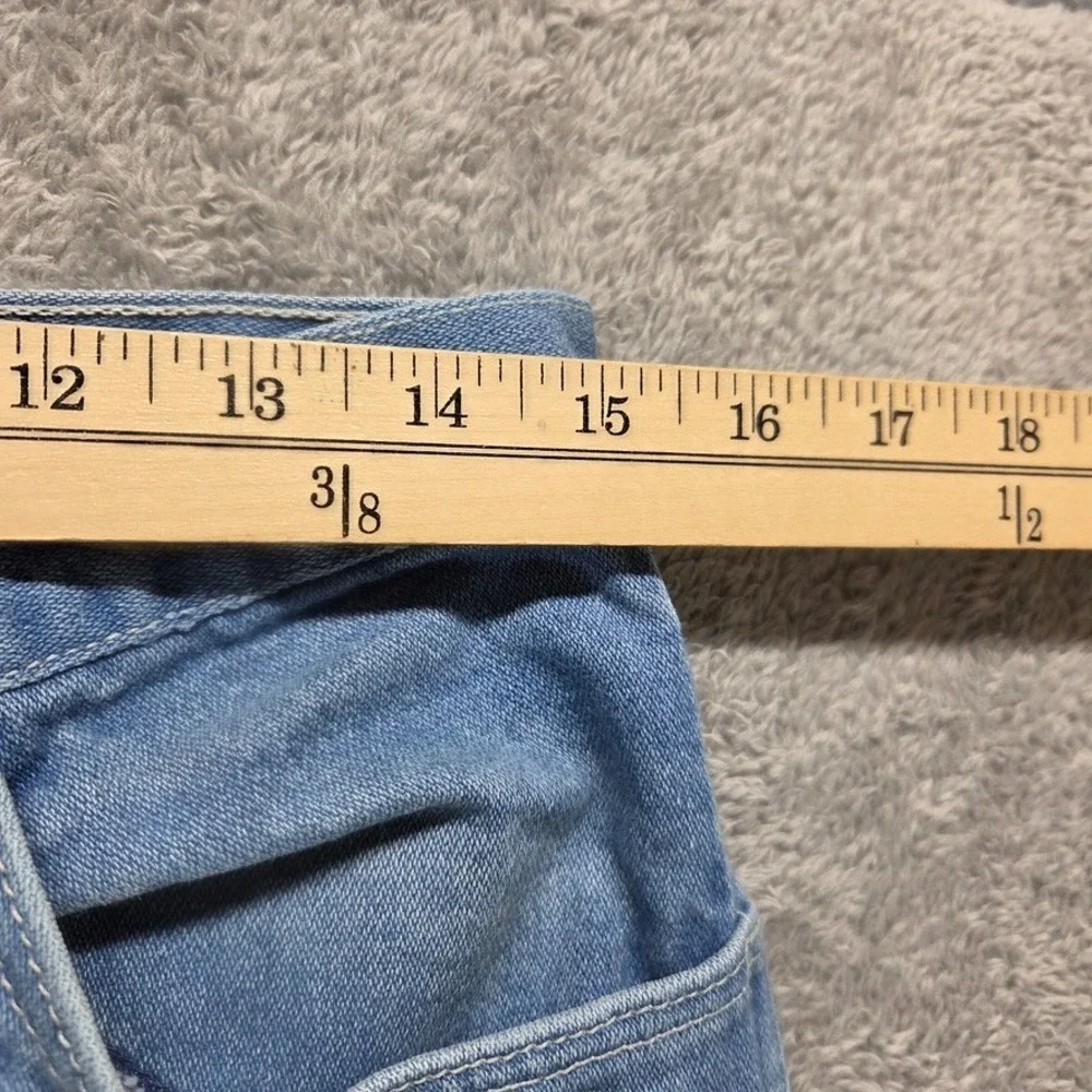 Vintage Wrangler Jeans Mens 34X31 Blue Slim Bootcut Mid Rise Faded Western Denim